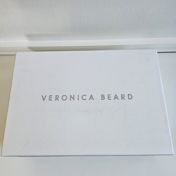 New Veronica Beard Aneesha Crystal Embellish Gunmetal Strappy Heel Sandals 7 US - Picture 12 of 13